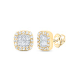 1/4CTW-DIA P1 GIFT CUSHION BAGUETTE EARRING